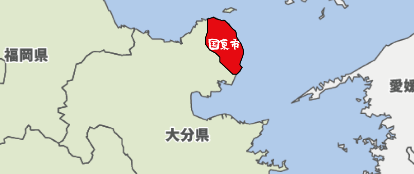 国東半島地図
